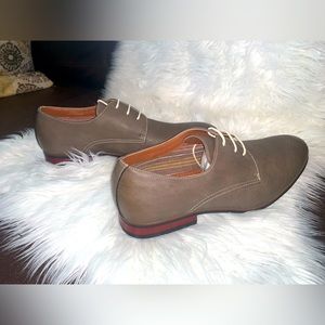 Ferro Aldo ISAIAH Men's Perforated Faux Leather Oxford Dress Shoes